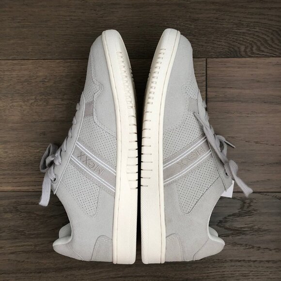 Mexx Hawk Casual Lace Up Sneakers w Imitation Leather Uppers in Grey Sz 9 - Picture 4 of 12